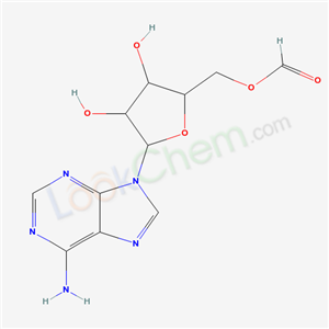9H-Purin-6-amine, 9- (5-O-formyl-.beta.-D-arabinofuranosyl)-