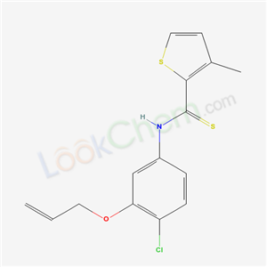 2-THIOPHENECARBOTHIOAMIDE,N-[4-CHLORO-3-(2-PROPENYLOXY)PHENYL]-3-METHYL-