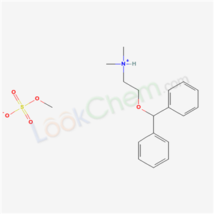 2-benzhydryloxyethyl-dimethyl-azanium; sulfonatooxymethane