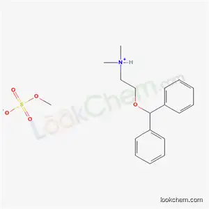 Molecular Structure of 71720-61-1 ([2-(diphenylmethoxy)ethyl]dimethylammonium methyl sulphate)