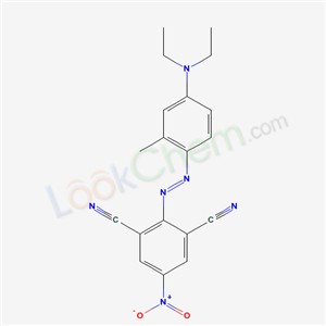2-(4-diethylamino-2-methyl-phenyl)diazenyl-5-nitro-benzene-1,3-dicarbonitrile