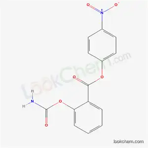 Benzoic acid, 2-((aminocarbonyl)oxy)-, 4-nitrophenyl ester