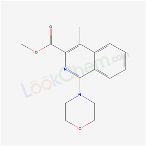 3-ISOQUINOLINECARBOXYLIC ACID,4-METHYL-1-(4-MORPHOLINYL)-,METHYL ESTER