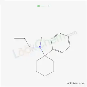 Molecular Structure of 91281-24-2 (N-methyl-1-phenyl-N-prop-2-en-1-ylcyclohexanamine hydrochloride)