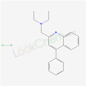 N-ethyl-N-[(4-phenylquinolin-2-yl)methyl]ethanamine hydrochloride