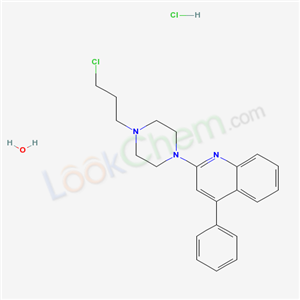 2-[4-(3-chloropropyl)piperazin-1-yl]-4-phenylquinoline hydrochloride hydrate