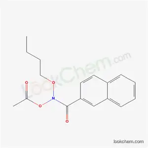 Molecular Structure of 357204-50-3 (N-(acetyloxy)-N-butoxynaphthalene-2-carboxamide)