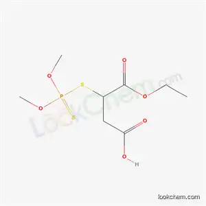 Butanedioic acid, ((dimethoxyphosphinothioyl)thio)-, monoethyl ester