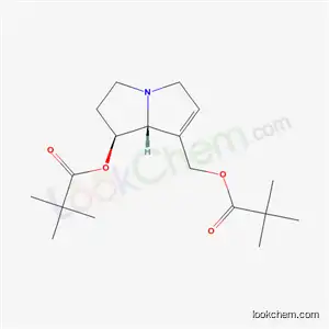 Molecular Structure of 59532-51-3 ((1S,7aR)-2,3,5,7a-Tetrahydro-1β-hydroxy-1H-pyrrolizine-7-methanol bis(2,2-dimethylpropionate))
