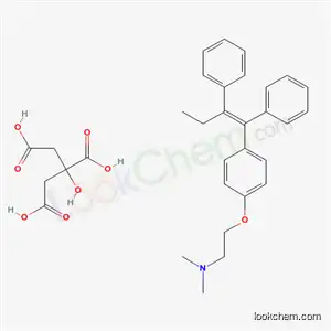 Molecular Structure of 76487-65-5 (trans-2-(p-(1,2-DIPHENYL-1-BUTENYL)PHEN-OXY)-N,N-DIMETHYLETHYLAMINE CITRATE			)