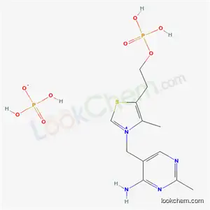 Molecular Structure of 635-97-2 (Thiamine phosphate ester dihydrogen phosphate salt)