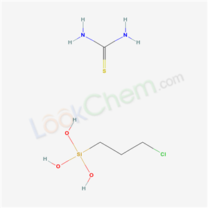 Thiourea, compd. with (3-chloropropyl)silanetriol (1:1)
