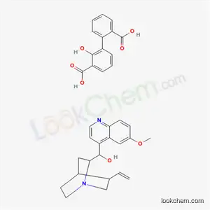 2'-Hydroxy[1,1'-biphenyl]-2,3'-dicarboxylic acid--6'-methoxycinchonan-9-ol (1/1)