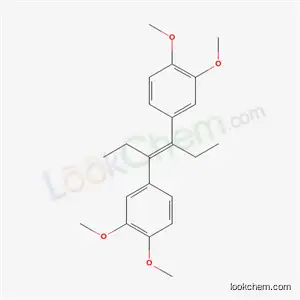 Molecular Structure of 82846-25-1 (3,4-bis(3',3'-dimethoxyphenyl)-3-hexene)