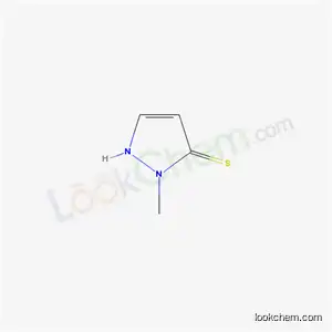 Molecular Structure of 87110-37-0 (2-methyl-1,2-dihydro-3H-pyrazole-3-thione)