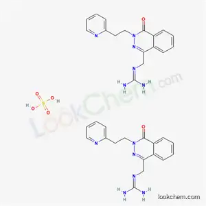 Molecular Structure of 42558-63-4 (2-{[4-oxo-3-(2-pyridin-2-ylethyl)-3,4-dihydrophthalazin-1-yl]methyl}guanidine sulfate (2:1))