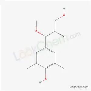 Molecular Structure of 51155-15-8 (4-[(1R,2S)-3-hydroxy-1-methoxy-2-methylpropyl]-2,6-dimethylphenol)