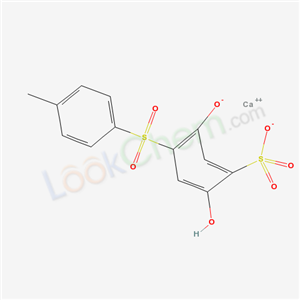 calcium 2-hydroxy-4-(4-methylphenyl)sulfonyl-5-oxido-benzenesulfonate