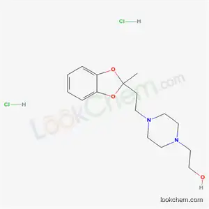 Molecular Structure of 52400-66-5 (2-{4-[2-(2-methyl-1,3-benzodioxol-2-yl)ethyl]piperazin-1-yl}ethanol dihydrochloride)