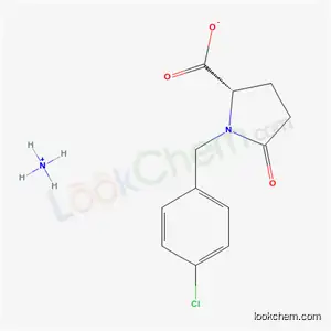 Molecular Structure of 59749-28-9 (ammonium (2S)-1-(4-chlorobenzyl)-5-oxopyrrolidine-2-carboxylate)