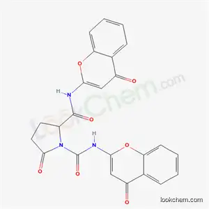 Molecular Structure of 59749-49-4 (N-(CARBONAMIDO-2-CHROMONE)-1-((CHROMONYLAMINO)-2-CARBONYL)-5-PYRROLIDONE-2)