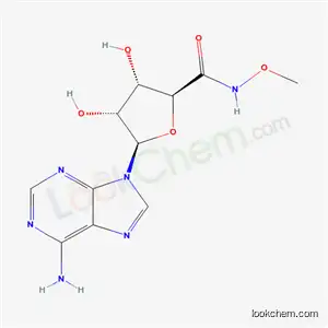 Molecular Structure of 54925-45-0 (9-[5-(methoxyamino)-beta-D-ribo-pentodialdo-1,4-furanosyl]-9H-purin-6-amine)