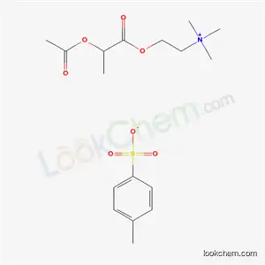 Molecular Structure of 55077-27-5 (2-{[2-(acetyloxy)propanoyl]oxy}-N,N,N-trimethylethanaminium 4-methylbenzenesulfonate)