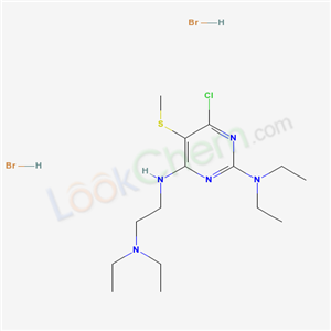 6-chloro-N~4~-[2-(diethylamino)ethyl]-N~2~,N~2~-diethyl-5-(methylsulfanyl)pyrimidine-2,4-diamine dihydrobromide