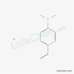 Molecular Structure of 55586-08-8 ((4-ethenylphenyl)(dimethyl)sulfonium chloride)