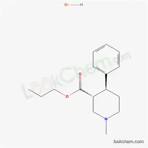 Nipecotic acid, 1-methyl-4-phenyl-, propyl ester, hydrobromide, (E)-(+-)-
