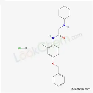 Molecular Structure of 61458-32-0 (N-[4-(benzyloxy)-2-methylphenyl]-N~2~-cyclohexylglycinamide hydrochloride)