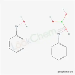 Molecular Structure of 8017-88-7 (phenylmercury - boric acid (2:1) hydrate)