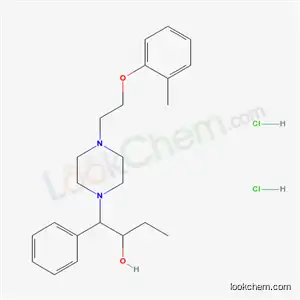 Molecular Structure of 65516-17-8 (1-{4-[2-(2-methylphenoxy)ethyl]piperazin-1-yl}-1-phenylbutan-2-ol dihydrochloride)