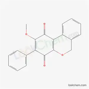 Molecular Structure of 184092-49-7 (2-methoxy-3-phenyl-1H-benzo[c]chromene-1,4(6H)-dione)