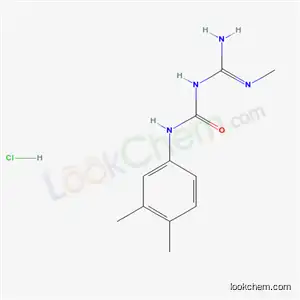 Urea, N-(3,4-dimethylphenyl)-N'-(imino(methylamino)methyl)-, monohydrochloride