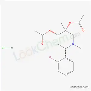 3,4-Piperidinediol, 1,3-dimethyl-6-(2-fluorophenyl)-, diacetate (ester), hydrochloride, (3-alpha,4-beta,6-beta)-