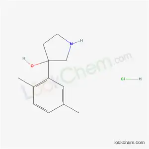 Molecular Structure of 67465-17-2 (3-(2,5-dimethylphenyl)pyrrolidin-3-ol hydrochloride)