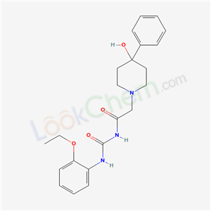 Urea, 3-(o-ethoxyphenyl)-1-((4-hydroxy-4-phenylpiperidino)acetyl)-