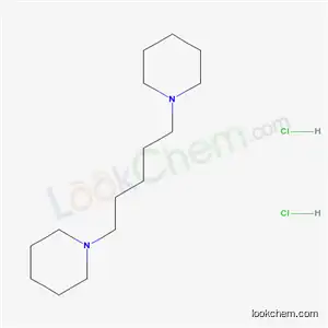 Molecular Structure of 71948-71-5 (1-[5-(1-piperidyl)pentyl]piperidine dihydrochloride)
