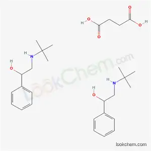 Molecular Structure of 72156-36-6 (2-Tertiobutylamino-1-phenyl-1-ethanol hemisuccinate [French])