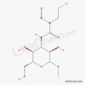 Molecular Structure of 73619-39-3 (methyl 3-{[(2-chloroethyl)(nitroso)carbamoyl]amino}-3-deoxy-D-glucopyranoside)