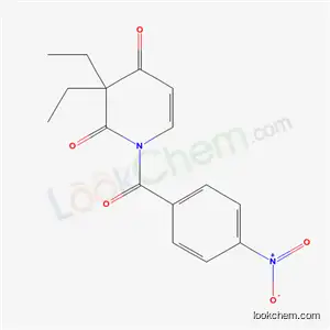 2,4(1H,3H)-Pyridinedione, 3,3-diethyl-1-(4-nitrobenzoyl)-