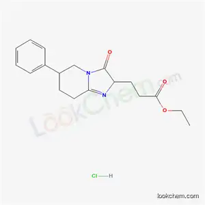 Imidazo(1,2-a)pyridine-2-propanoic acid, 2,3,5,6,7,8-hexahydro-3-oxo-6-phenyl-, ethyl ester, monohydrochloride