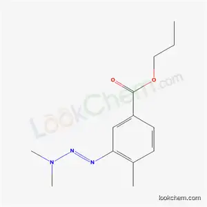 Molecular Structure of 76765-21-4 (propyl 3-[(1E)-3,3-dimethyltriaz-1-en-1-yl]-4-methylbenzoate)