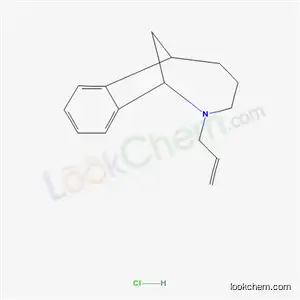 Molecular Structure of 76777-05-4 (2-prop-2-en-1-yl-1,2,3,4,5,6-hexahydro-1,6-methano-2-benzazocine hydrochloride)