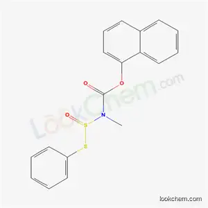 Molecular Structure of 77276-09-6 (naphthalen-1-yl methyl[(phenylsulfanyl)sulfinyl]carbamate)