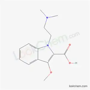 Molecular Structure of 77941-27-6 (1-[2-(dimethylamino)ethyl]-3-methoxy-1H-indole-2-carboxylic acid)