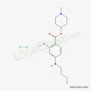 Salicylic acid, p-butylamino-, 1-methyl-4-piperidyl ester, hydrochloride