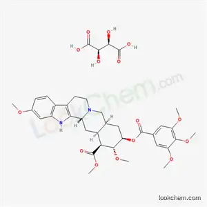 Molecular Structure of 78329-75-6 (methyl (3beta,16beta,17alpha,18beta,20alpha)-11,17-dimethoxy-18-{[(3,4,5-trimethoxyphenyl)carbonyl]oxy}yohimban-16-carboxylate 2,3-dihydroxybutanedioate (salt))