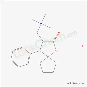 N,N,N-Trimethyl-2-oxo-4-phenyl-1-oxaspiro(4.4)nonane-3-methanaminium iodide